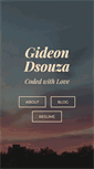 Mobile Screenshot of gideondsouza.com